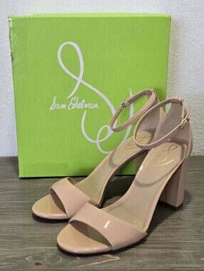 Sam Edelman Robyn Block Beige/Nude Heels Size 10 NEW